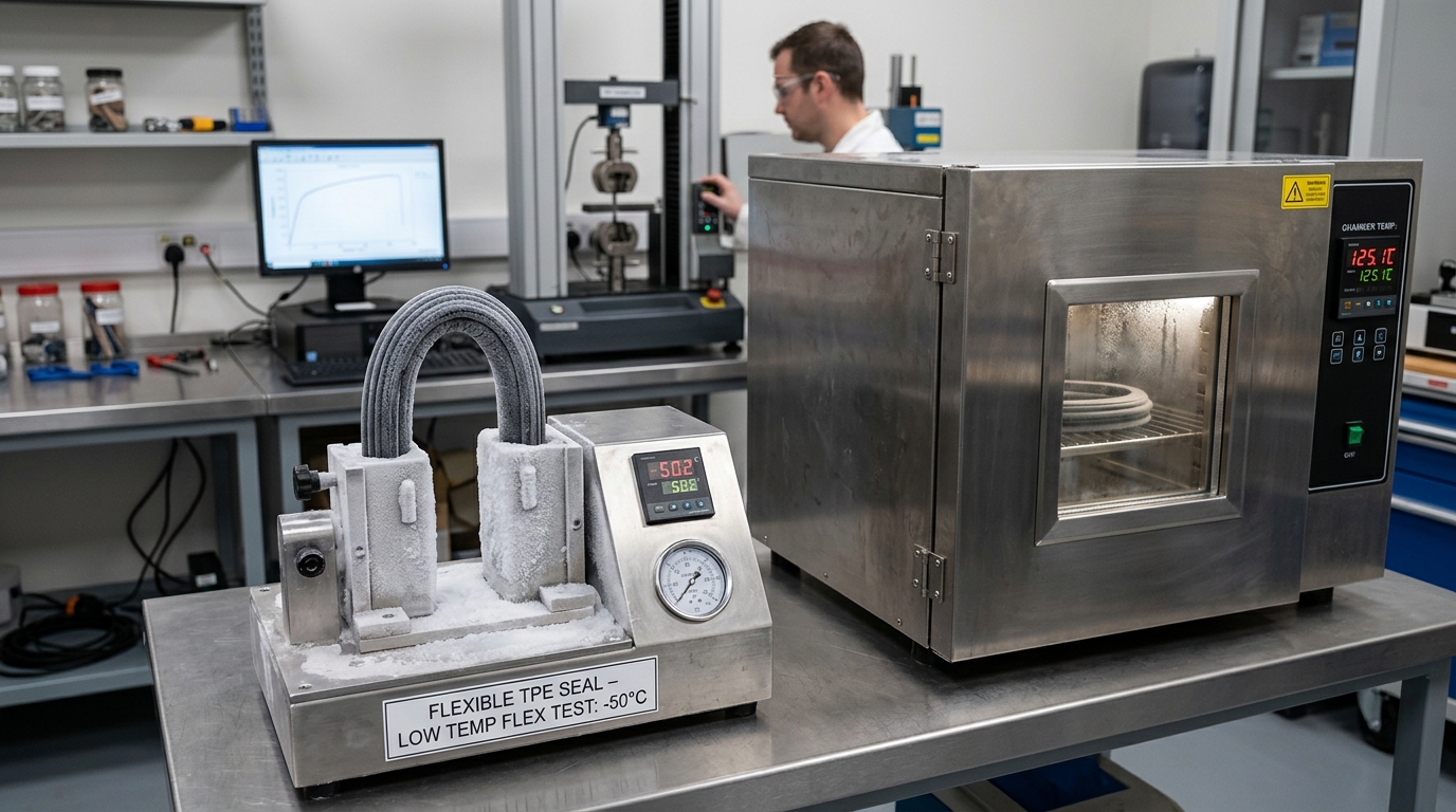 Extreme Temperature TPE Engineering: -50°C Cold-Flex Toughness & 125°C Continuous Thermal Endurance
